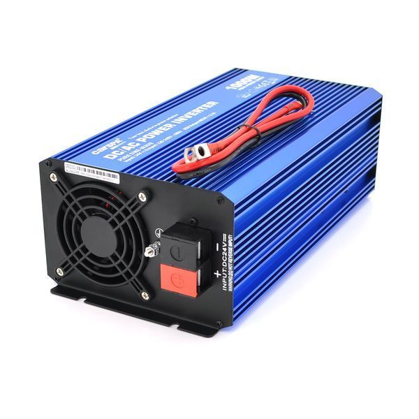 Інвертор напруги Carspa-SINUS P1000-242 (1000Вт), 12/220V, 1xShuko, 1USB, клеми, Box Q4 28925 фото