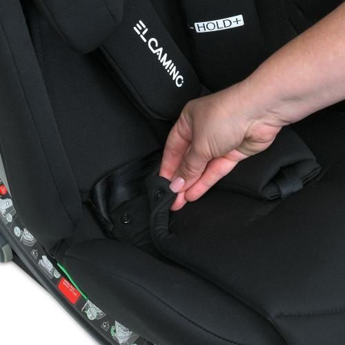 Автокрісло El Camino ME 1189 i-HOLD+ Black 360&deg; ISOFIX i-Size R129 (40&ndash;150 см) ME 1189 Black фото