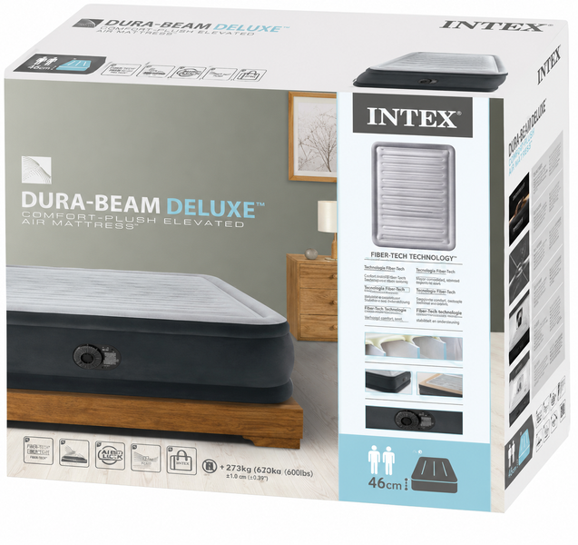 Надувне ліжко Intex 64414 152&times;203&times;46 см з вбудованим електронасосом 64414 фото