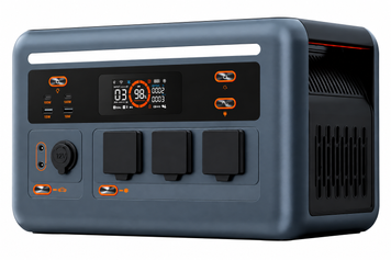 Портативна зарядна станція OSCAL PowerMax 1800SE 1800 Вт 1024 Вт&middot;год LiFePO₄ 18-36 фото