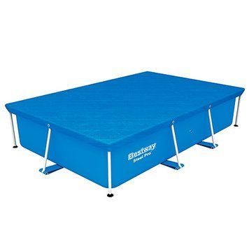 Тент для каркасного прямоугольного бассейна 259&times;170 см Bestway 58105, защитный чехол, тарпаулин 0.18 мм 58105 фото