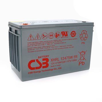Акумуляторна батарея CSB XHRL12475WFR, 12V 118.8Ah (343х213х170мм) 8660 фото