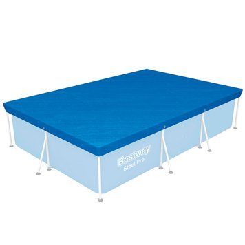 Тент для каркасного бассейна Bestway 58106, 300&times;200 см, прямоугольный/овальный, защитный чехол 58106 фото