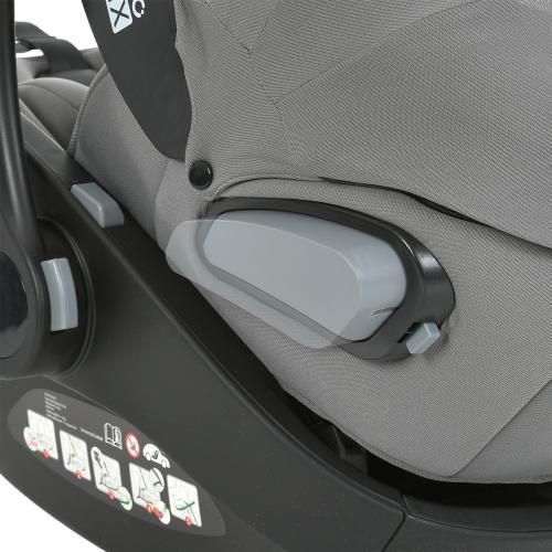 Дитяче автокрісло El Camino i-FIX+ ME 1110 Simply Gray i-Size R129 (40&ndash;87 см), автолюлька з боковим захистом ME 1110 Simply Gray фото