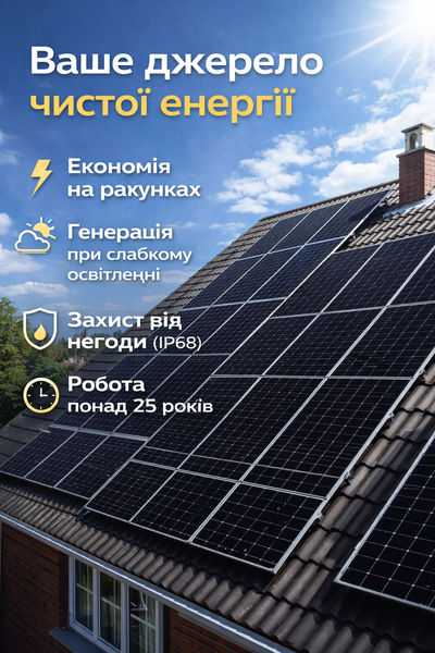 Сонячна панель двостороння Optonica OSDA N-Type Topcon 620 Вт (41.46V, 14.96A), Bifacial 46218 фото