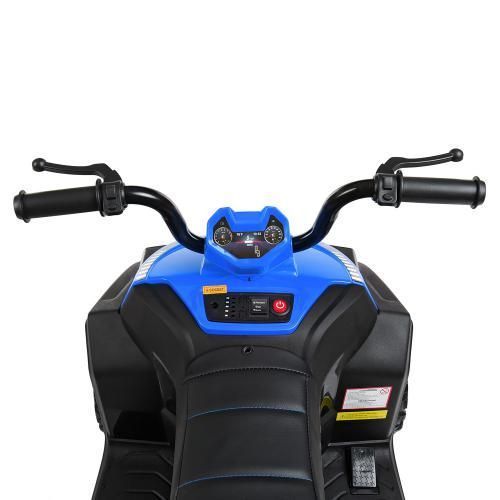 Дитячий квадроцикл електричний Bambi Racer M 4131EL-4 синій, 6V, музика, EVA колеса M 4131EL-4 фото