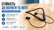 Беспроводные вакуумные наушники SPORT Bluetooth черные с микрофоном СА-6613 фото 5