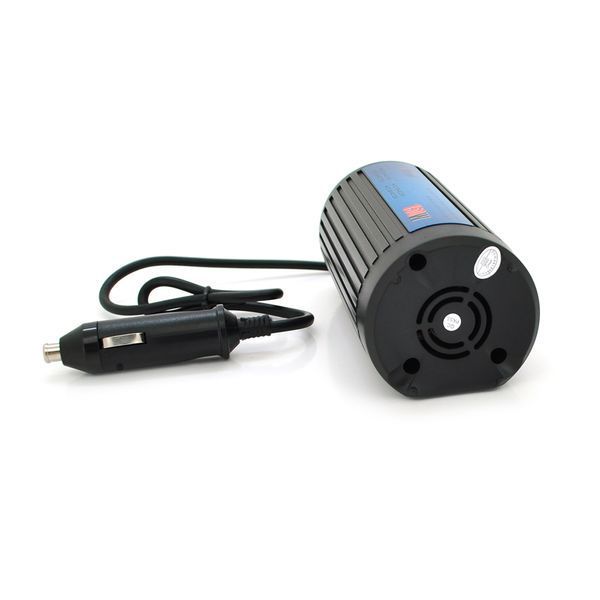 Інвертор напруги POWERMASTER, 12V/220V, 150W з модифікованою синусоїдою, 1 універсальні розетки, клеми 29434 фото