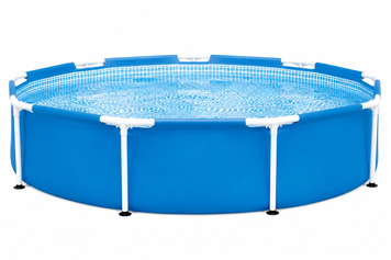 Каркасный бассейн Intex Metal Frame 28205 NP 244x51 см 1828 л круглый синий 28205 фото