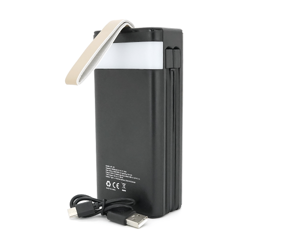 Power bank Linkage LKP-46, Solar 30000mAh, 22.5W, Кабелi Туре-С+Lighting, 0.70 kg, Black, Box Linkage LKP-46 фото