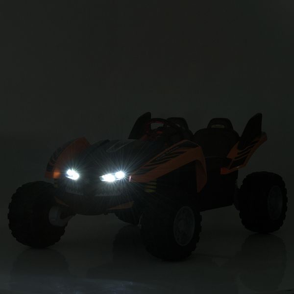 Детский электромобиль багги Bambi Racer M 6039EBR-7 (24V), 4 мотора 35W, EVA колеса, пульт 2.4G, оранжевый M 6039EBR-7(24V) фото