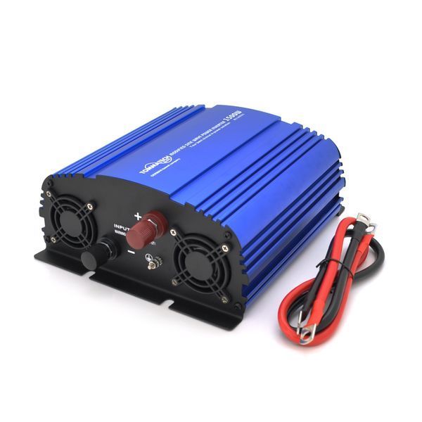 Інвертор напруги Tommatech MS-1500, 12V/220V, 1500W з апроксимованою синусоїдою, 2Shuko, USB, клемні дроти, 6 запобіжників, Q4 29446 фото