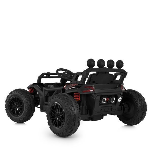 Дитячий електромобіль баггі Bambi Racer M 6073EBLR-2 12V, 4x35W, EVA колеса, Bluetooth, пульт 2.4G, чорний M 6073EBLR-2 фото
