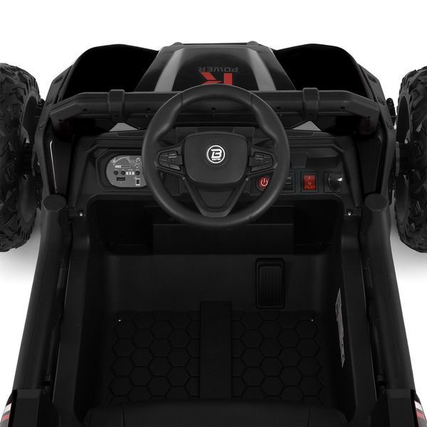 Дитячий електромобіль баггі Bambi Racer M 6073EBLR-2 12V, 4x35W, EVA колеса, Bluetooth, пульт 2.4G, чорний M 6073EBLR-2 фото