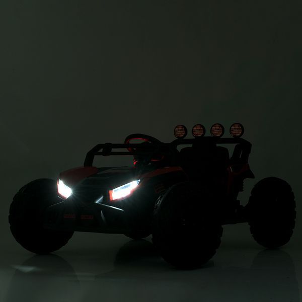 Дитячий електромобіль баггі Bambi Racer M 6073EBLR-2 12V, 4x35W, EVA колеса, Bluetooth, пульт 2.4G, чорний M 6073EBLR-2 фото