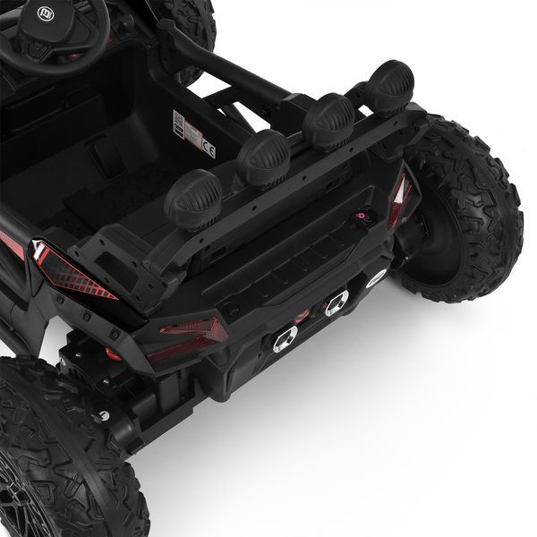 Дитячий електромобіль баггі Bambi Racer M 6073EBLR-2 12V, 4x35W, EVA колеса, Bluetooth, пульт 2.4G, чорний M 6073EBLR-2 фото