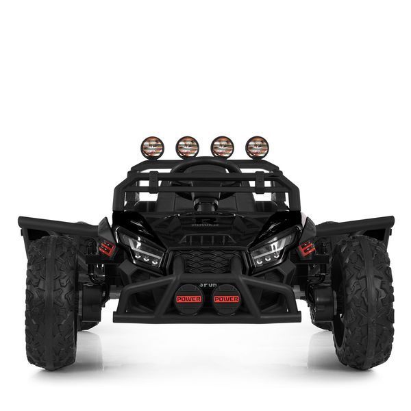 Дитячий електромобіль баггі Bambi Racer M 6073EBLR-2 12V, 4x35W, EVA колеса, Bluetooth, пульт 2.4G, чорний M 6073EBLR-2 фото