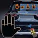 Автомобильная LED табличка "Ладонь" на заднее стекло &mdash; пульт, 3 режима подсветки 12417/МК фото 3