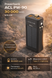 Powerbank ACL PW-90 30000mAh, SOLAR, Кабель TypeC + Lighting, 0,72kg, Black, Box 37712 фото 2