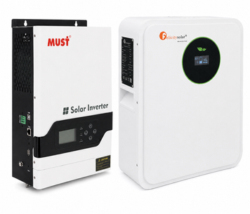 Комплект резервного живлення MUST PV18-3224VPM II 3200W 24V + FelicityESS FLA24100-EU 2,56 кВт&middot;год 37156-44963 фото