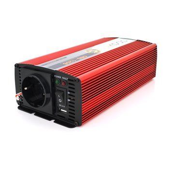 Инвертор напряжения ABAX OBS-1206 с правильной синусоидой, 600W, 12/220V, 1 Shuko, Box 29755 фото