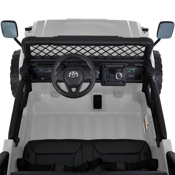 Дитячий електромобіль джип Bambi Racer 2566AEBLR-1 (24V), 4 мотори 35W, EVA колеса, пульт 2.4G, MP3, білий 2566AEBLR-1(24V) фото