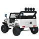 Дитячий електромобіль джип Bambi Racer 2566AEBLR-1 (24V), 4 мотори 35W, EVA колеса, пульт 2.4G, MP3, білий 2566AEBLR-1(24V) фото 4
