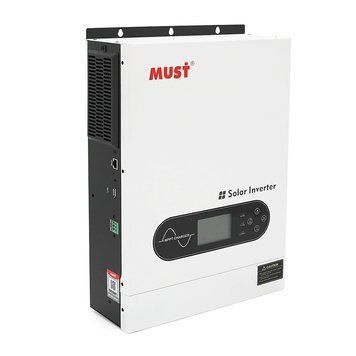Гібридний інвертор MUST PV18-6048ECO. 6000W, 48V, струм заряду 100A, 170-280V, MPPT (100А, 60-360 Vdc), 318&times;454&times;122.5 мм. 9 кг. 44596 фото