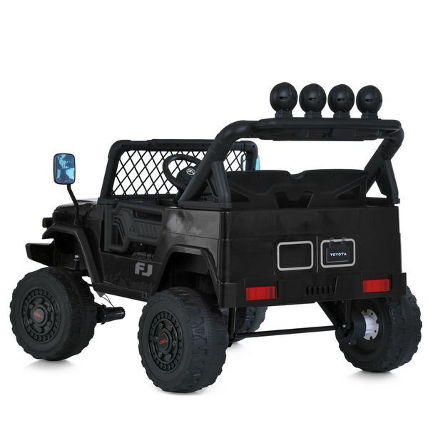 Дитячий електромобіль джип Bambi Racer 2566AEBLR-2 (24V), 4 мотори 35W, EVA колеса, пульт 2.4G, чорний 2566AEBLR-2(24V) фото