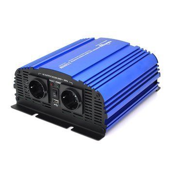 Инвертор напряжения Tommatech MS-1500, 24V/220V, 1500W с аппроксимированной синусоидой, 2Shuko, USB, клеммные провода, 6 предохранителей, Q4 29770 фото