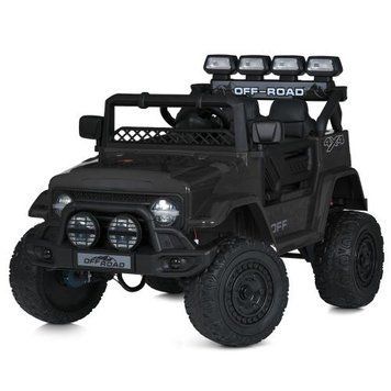 Дитячий електромобіль джип Bambi Racer JJ2122EBLR-2, 12V, EVA колеса, пульт 2.4G, шкіряне сидіння JJ2122EBLR-2 фото