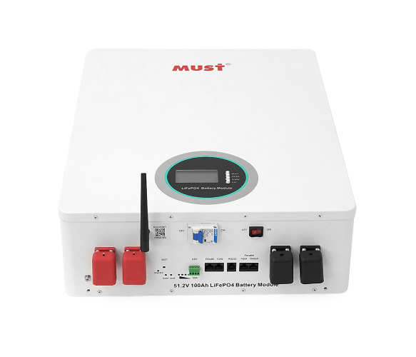 Аккумулятор LiFePO4 MUST LP16-48100 51.2V 100Ah 5.12kWh, BMS 100A, CAN/RS232/RS485, настенный 32862 фото