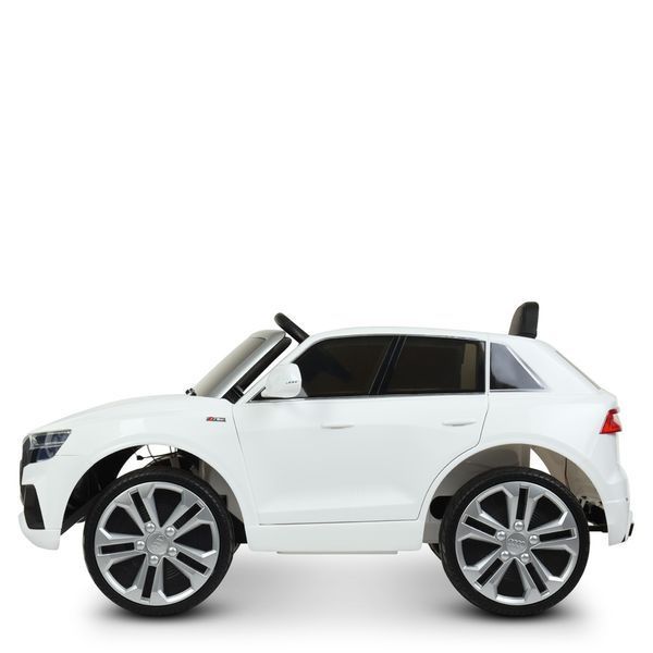 Дитячий електромобіль Audi Q8 JJ2066EBLR-1, 2 мотори, EVA колеса, пульт 2.4G, білий JJ2066EBLR-1 фото