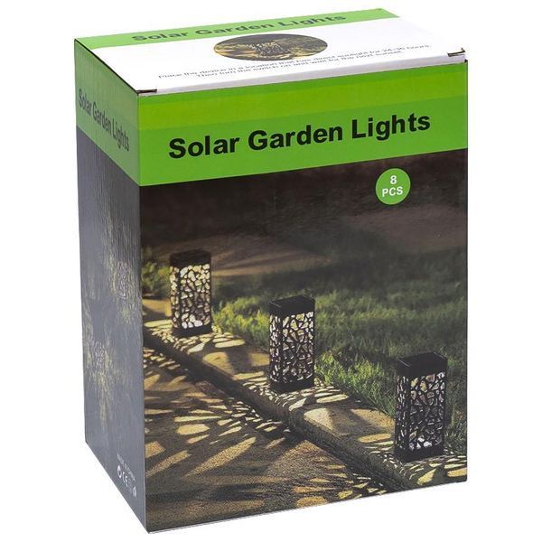 Садовый LED фонарь на солнечной батарее 18&times;6&times;6 см тёплый белый BS-039 для дорожек и клумб 111705 фото