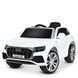 Дитячий електромобіль Audi Q8 JJ2066EBLR-1, 2 мотори, EVA колеса, пульт 2.4G, білий JJ2066EBLR-1 фото 1