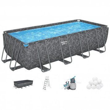 Каркасний басейн Bestway 561KA APX 365&trade; 549&times;274&times;132 см 16477 л з піщаним фільтр-насосом, драбиною та тентом 561KA фото