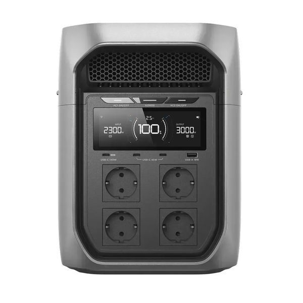 Портативная зарядная станция EcoFlow DELTA 3 Max Plus 2048Wh 3000W LiFePO4, UPS, MPPT 500W, Wi-Fi, Bluetooth 46285 фото