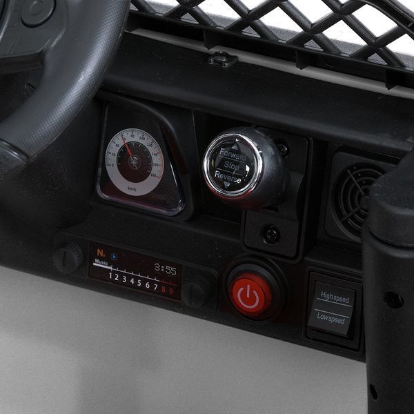 Детский электромобиль джип JJ2122EBLR-1 Bambi Racer 4x4, 12V 9Ah, EVA колеса, пульт 2.4G, MP3, USB, свет, белый JJ2122EBLR-1 фото