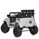 Детский электромобиль джип JJ2122EBLR-1 Bambi Racer 4x4, 12V 9Ah, EVA колеса, пульт 2.4G, MP3, USB, свет, белый JJ2122EBLR-1 фото 4