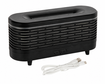 Зволожувач повітря Aroma Diffuser KP-6023B з LED-підсвічуванням 120 мл, ультразвуковий аромадифузор, чорний, 18&times;6&times;8,3 см 122250 фото