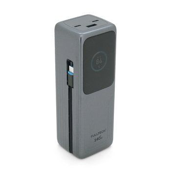 Powerbank Fulltech FP34 30000mAh, Fast charge PD140W, Li-pol, LCD Display, Вхід:Type-C, Виходи: 2xUSB Type-C, 1xUSB Type-A, USB Type-C Cable, Box 44718 фото