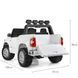 Дитячий електромобіль джип Toyota Tundra JJ2266AEBLR-1 білий, 2 мотори, акумулятор 12V7Ah, EVA колеса, 2-місний, пульт 2.4G JJ2266AEBLR-1 фото 5