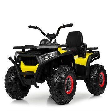 Дитячий електроквадроцикл Bambi Racer M 4081EBLR-2-6, 2x35W, 12V 9Ah, EVA колеса, пульт 2.4G, чорний-жовтий M 4081EBLR-2-6 фото