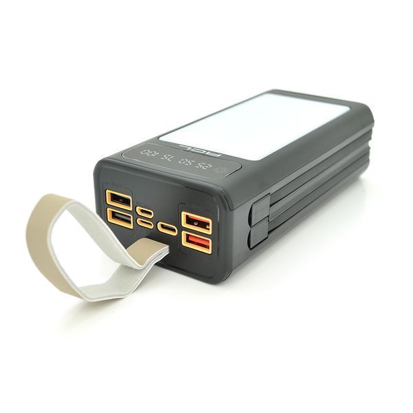 Powerbank ACL PW-85 30000mAh, 22.5W, LIGHTER, Кабелю Type-C + Lighting, 0.70 kg, Black, Box 37711 фото