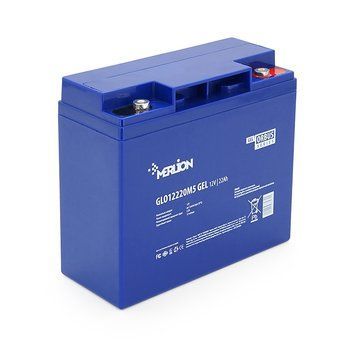 Акумуляторна батарея MERLION ORBUS GLO12220M5 12 V 22 Ah ( 180 x 78 x 165 (168) ) BLUE Q4 38031 фото
