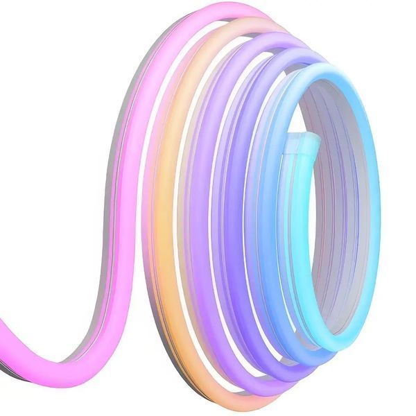 Світлодіодна неонова USB стрічка 5м з керуванням від телефону SFK-11 Bluetooth 12364/МК фото