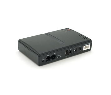 ДБЖ UPS-18W DC1018P YT45103 для роутерів/комутаторів/PON/POE-430, 5//9/12V, 1A, 10000MAh(знімні 4*2500MAh), Black, BOX YT45103 фото