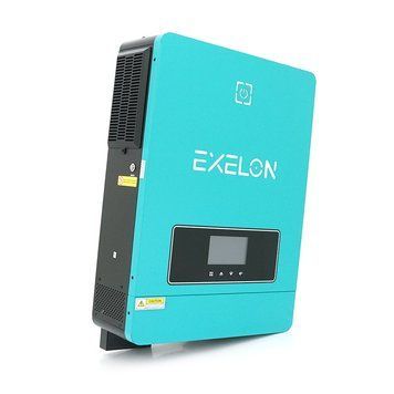 Гибридный инвертор Exelon EMAX PRO-10.2 KVA, 10200VA/8000W, 48V, ток заряда 0-160A, MPPT (90-450VDC, 2/18A), 530x390x170mm, 16.2kg 37173 фото