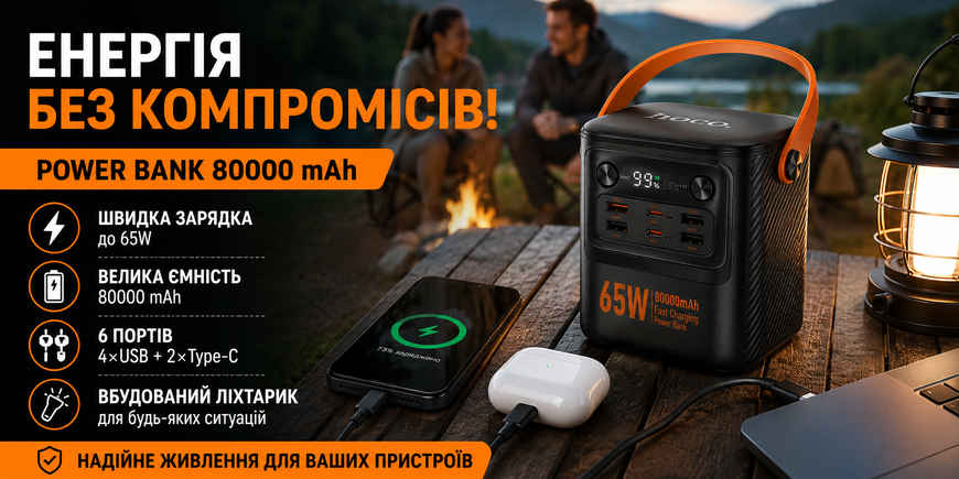 Power Bank HOCO J152 Pro 80000 mAh 65W 45762 фото