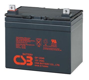 Акумуляторна батарея CSB GP12340, 12V 34Ah (195х130х155мм) 5669 фото